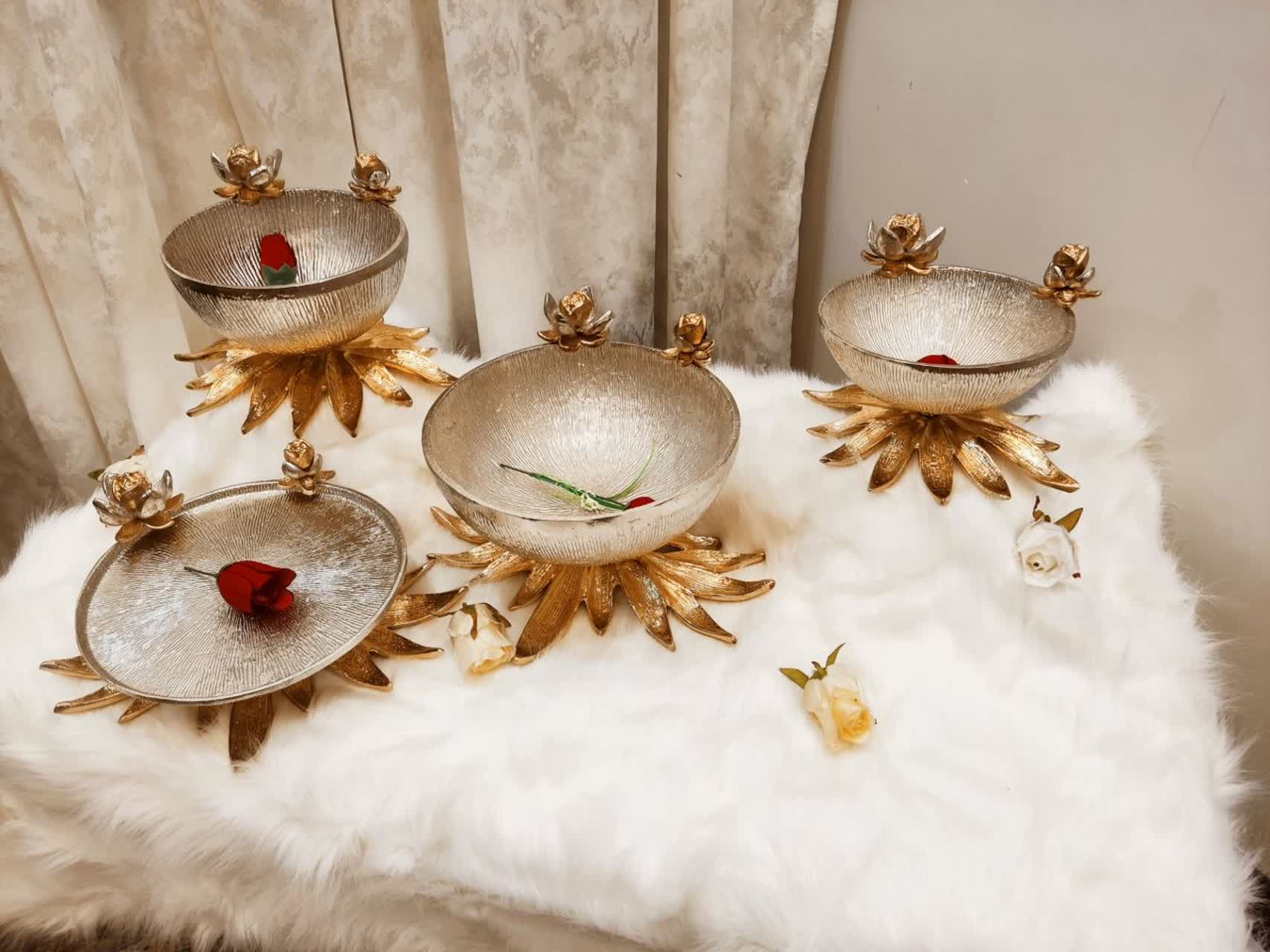 ست پذیرایی آلومینیومی مدل نرگس