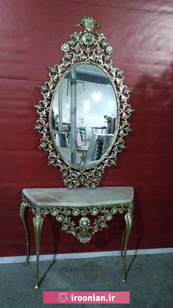 آینه شمعدان آلومینیومی